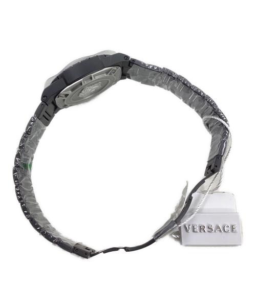 VERSACE（ヴェルサーチェ）VERSACE (ヴェルサーチェ) GRECA REACTION ブラックの古着・服飾アイテム
