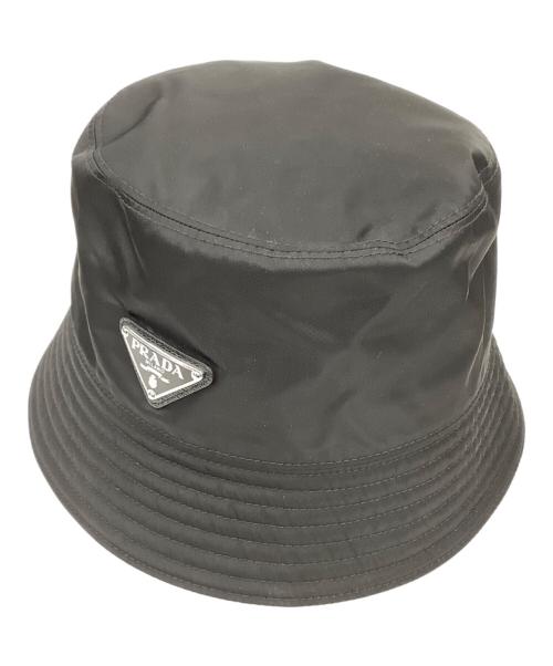 PRADA（プラダ）PRADA (プラダ) RE-NYRON BUCKET HAT ブラック サイズ:　XLの古着・服飾アイテム