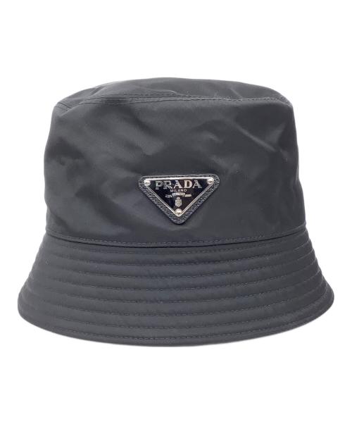 PRADA（プラダ）PRADA (プラダ) RE-NYRON BUCKET HAT ブラック サイズ:　XLの古着・服飾アイテム