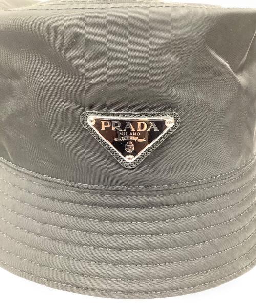 PRADA（プラダ）PRADA (プラダ) RE-NYRON BUCKET HAT ブラック サイズ:　XLの古着・服飾アイテム