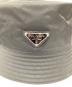 中古・古着 PRADA (プラダ) RE-NYRON BUCKET HAT ブラック サイズ:　XL：50000円