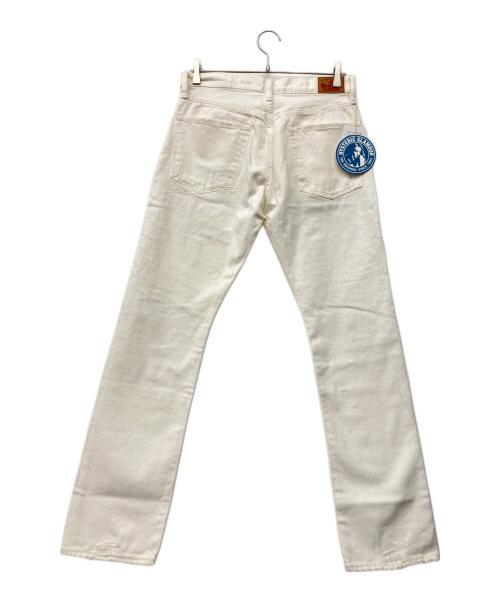 Hysteric Glamour（ヒステリックグラマー）Hysteric Glamour (ヒステリックグラマー) HEARTBREKERS ダメージ加工ホワイトクラッシュデニムパンツ ホワイト サイズ:81cm(W32) 未使用品の古着・服飾アイテム