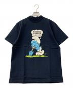 Hysteric Glamourヒステリックグラマー）の古着「プリントTシャツ」｜ネイビー