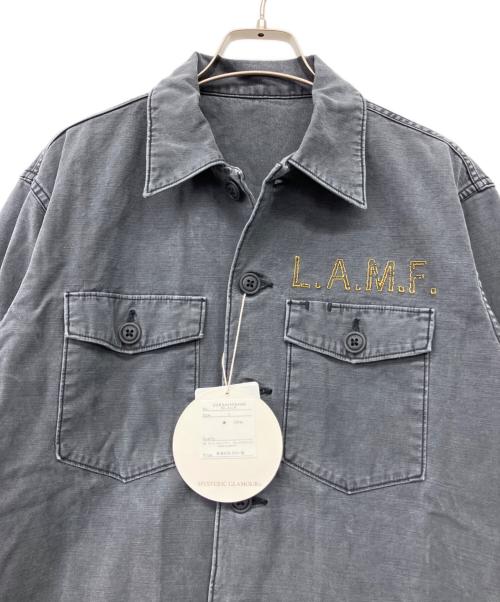 Hysteric Glamour（ヒステリックグラマー）Hysteric Glamour (ヒステリックグラマー) 長袖シャツ グレー サイズ:L 未使用品の古着・服飾アイテム