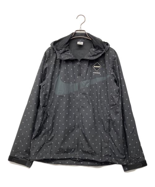 NIKE（ナイキ）NIKE (ナイキ) F.C.Real Bristol (エフシーレアルブリストル) ビッグスウォッシュ ドット プラクティス パーカー ブラック サイズ:Mの古着・服飾アイテム