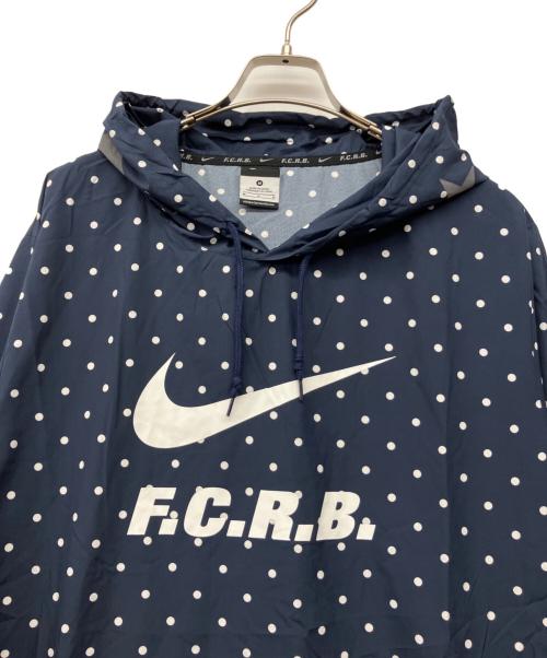 NIKE（ナイキ）NIKE (ナイキ) F.C.Real Bristol (エフシーレアルブリストル) PACKABCE BIG ANORAK ネイビー サイズ:Mの古着・服飾アイテム