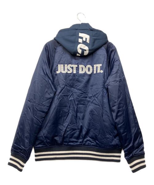 NIKE（ナイキ）NIKE (ナイキ) F.C.Real Bristol (エフシーレアルブリストル) RIVERSIBLE STADIUM JACKET ネイビー サイズ:Mの古着・服飾アイテム