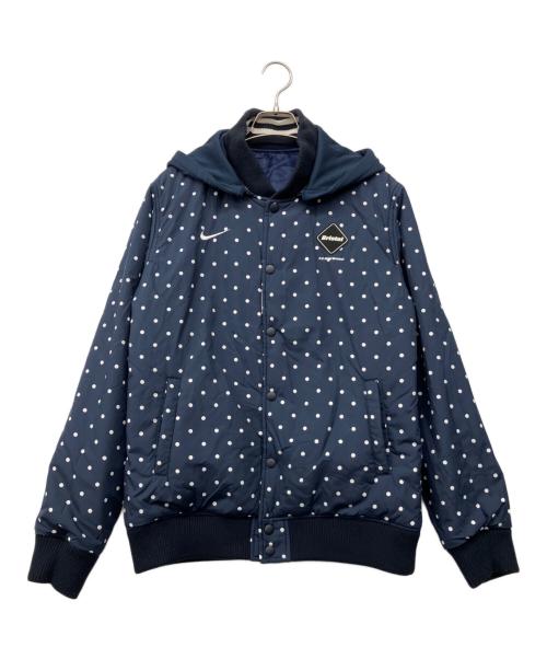 NIKE（ナイキ）NIKE (ナイキ) F.C.Real Bristol (エフシーレアルブリストル) RIVERSIBLE STADIUM JACKET ネイビー サイズ:Mの古着・服飾アイテム