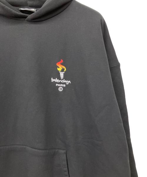 BALENCIAGA（バレンシアガ）BALENCIAGA (バレンシアガ) プルオーバーパーカー ブラック サイズ:XS 未使用品の古着・服飾アイテム