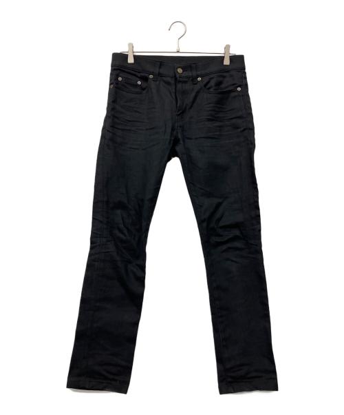 Saint Laurent Paris（サンローランパリ）Saint Laurent Paris (サンローランパリ) ブラックジーンズ ブラック サイズ:73.5(W29)の古着・服飾アイテム
