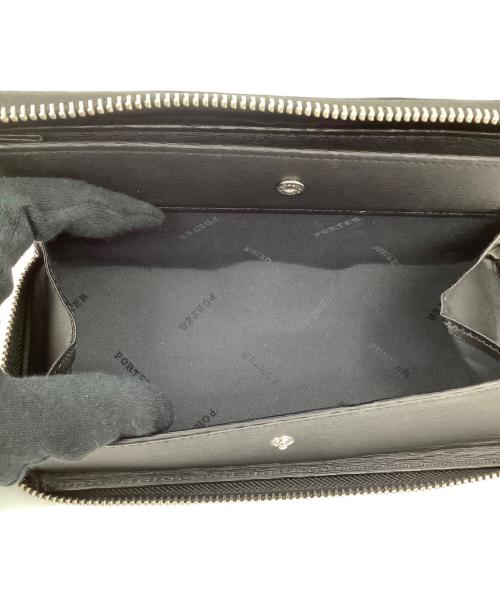 PORTER（ポーター）PORTER (ポーター) カレント　 LONG WALLET ブラックの古着・服飾アイテム