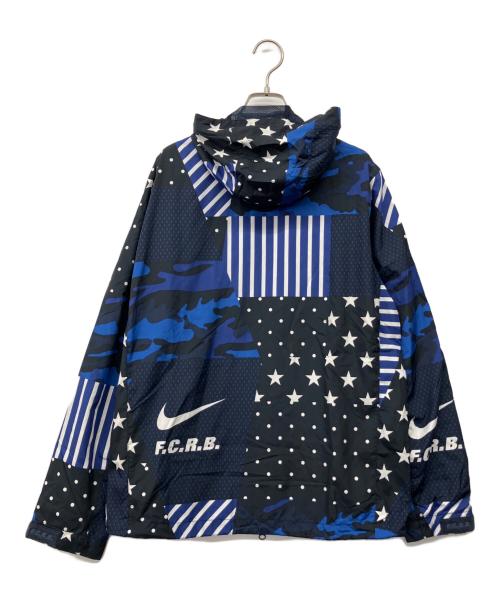 NIKE（ナイキ）NIKE (ナイキ) F.C.R.B. (エフシーレアルブリストル) WOVEN PRACTICE JACKET ネイビー サイズ:Mの古着・服飾アイテム