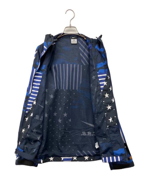 NIKE（ナイキ）NIKE (ナイキ) F.C.R.B. (エフシーレアルブリストル) WOVEN PRACTICE JACKET ネイビー サイズ:Mの古着・服飾アイテム