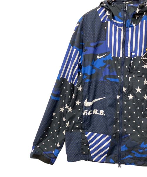 NIKE（ナイキ）NIKE (ナイキ) F.C.R.B. (エフシーレアルブリストル) WOVEN PRACTICE JACKET ネイビー サイズ:Mの古着・服飾アイテム