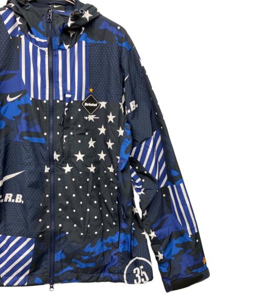 NIKE（ナイキ）NIKE (ナイキ) F.C.R.B. (エフシーレアルブリストル) WOVEN PRACTICE JACKET ネイビー サイズ:Mの古着・服飾アイテム