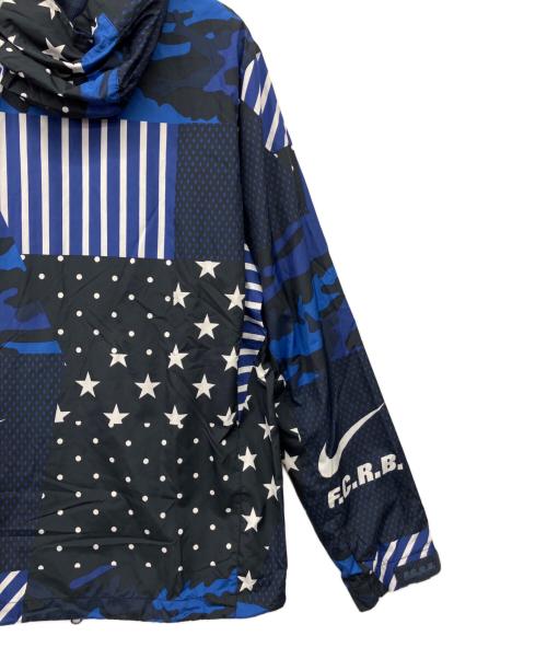 NIKE（ナイキ）NIKE (ナイキ) F.C.R.B. (エフシーレアルブリストル) WOVEN PRACTICE JACKET ネイビー サイズ:Mの古着・服飾アイテム