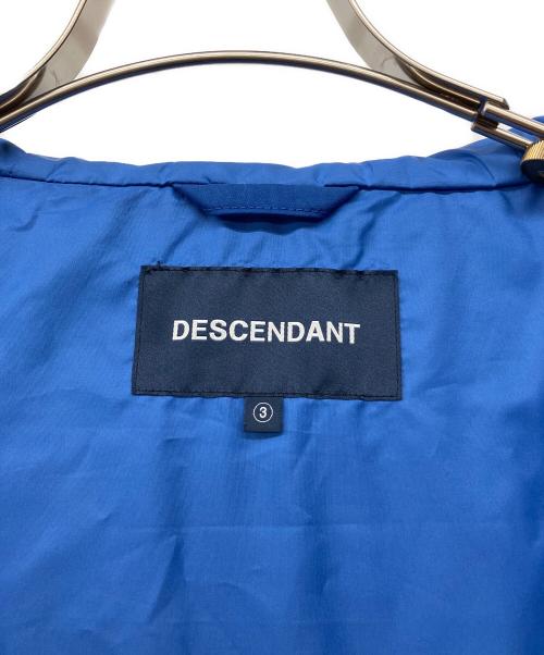 DESCENDANT（ディセンダント）DESCENDANT (ディセンダント) ナイロンジャケット ブルー サイズ:Lの古着・服飾アイテム