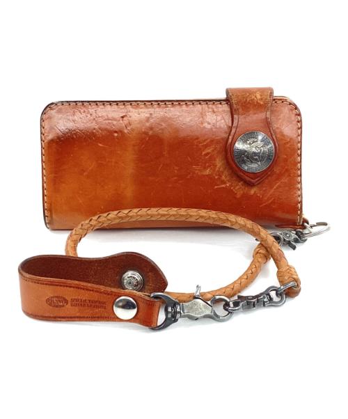 FUNNY（ファニー）FUNNY (ファニー) RIDER'S WALLET HAND DYED BRIDLE LEATHERの古着・服飾アイテム