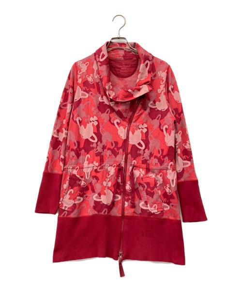 Vivienne Westwood RED LABEL（ヴィヴィアンウエストウッドレッドレーベル）Vivienne Westwood RED LABEL (ヴィヴィアンウエストウッドレッドレーベル) ジップジャケット レッド サイズ:2の古着・服飾アイテム