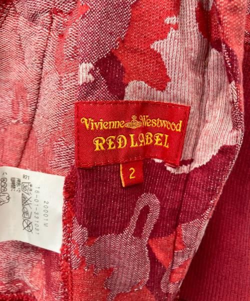 Vivienne Westwood RED LABEL（ヴィヴィアンウエストウッドレッドレーベル）Vivienne Westwood RED LABEL (ヴィヴィアンウエストウッドレッドレーベル) ジップジャケット レッド サイズ:2の古着・服飾アイテム