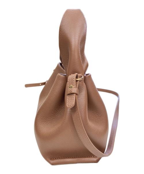 POLENE（ポレーヌ）POLENE (ポレーヌ) 2WAYショルダーバッグ キャメルの古着・服飾アイテム