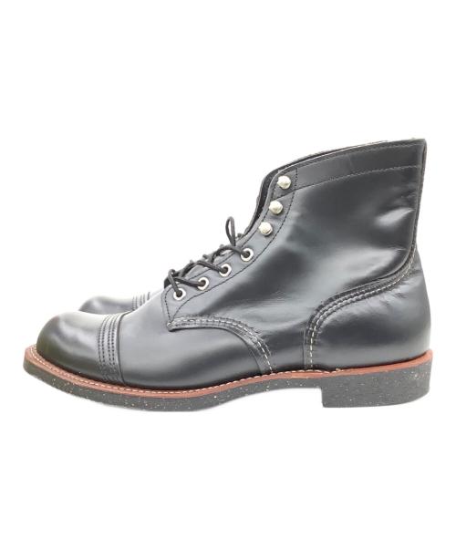 RED WING（レッドウィング）RED WING (レッドウィング) IRON RANGE　編上げブーツ ブラック サイズ:28cmの古着・服飾アイテム