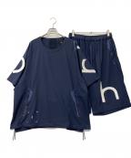 MIZUNOミズノ）の古着「rhrn2 Woven Tee/rhrn2 H-Pants」｜ネイビー