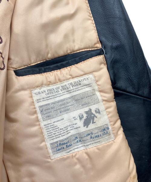 AVIREX（アヴィレックス）AVIREX (アヴィレックス) レザージャケット ブラック サイズ:XLの古着・服飾アイテム