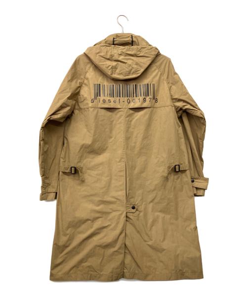 DIESEL（ディーゼル）DIESEL (ディーゼル) TECHNO POPELIN COTTON TOUCH COAT ベージュ サイズ:Sの古着・服飾アイテム