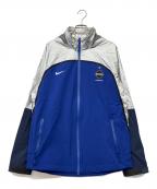 NIKE×F.C REAL BRISTOLナイキ×エフシーレアルブリストル）の古着「ナイロンジャケット」｜シルバー×ブルー