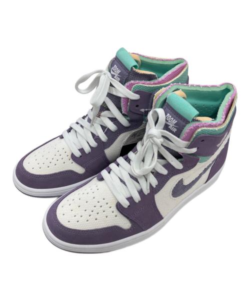 NIKE（ナイキ）NIKE (ナイキ) ハイカットスニーカー ホワイト×パープル サイズ:27 未使用品の古着・服飾アイテム
