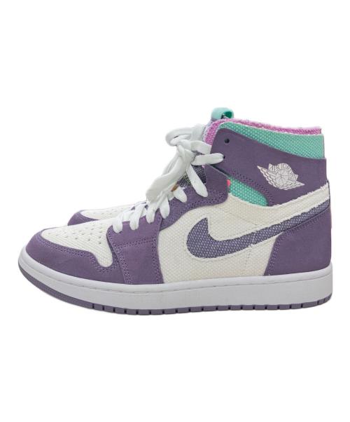 NIKE（ナイキ）NIKE (ナイキ) ハイカットスニーカー ホワイト×パープル サイズ:27 未使用品の古着・服飾アイテム