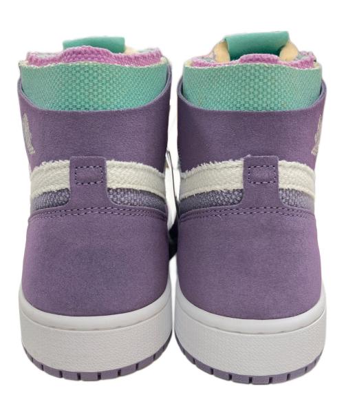 NIKE（ナイキ）NIKE (ナイキ) ハイカットスニーカー ホワイト×パープル サイズ:27 未使用品の古着・服飾アイテム