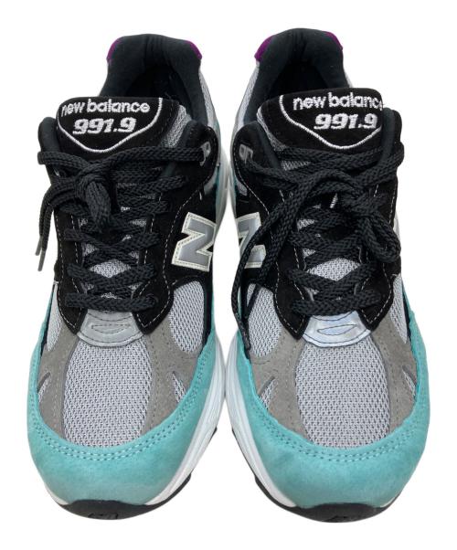 NEW BALANCE（ニューバランス）NEW BALANCE (ニューバランス) ローカットスニーカー グレー×ミントグリーン サイズ:26の古着・服飾アイテム