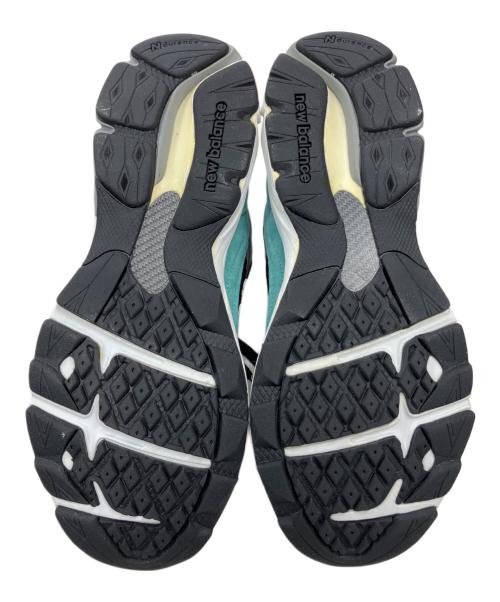 NEW BALANCE（ニューバランス）NEW BALANCE (ニューバランス) ローカットスニーカー グレー×ミントグリーン サイズ:26の古着・服飾アイテム
