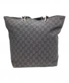 GUCCIグッチ）の古着「GGキャンバス　トートバッグ」｜グレー