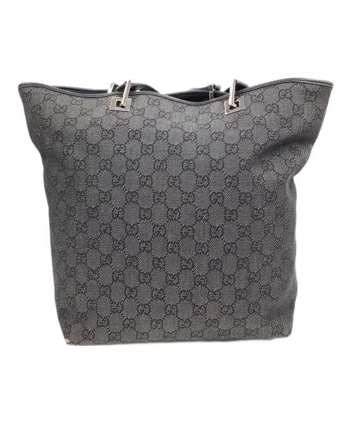 GUCCI（グッチ）GUCCI (グッチ) GGキャンバス　トートバッグ グレーの古着・服飾アイテム