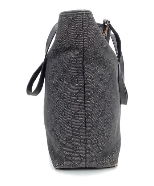 GUCCI（グッチ）GUCCI (グッチ) GGキャンバス　トートバッグ グレーの古着・服飾アイテム