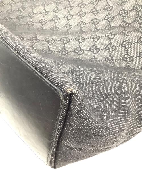 GUCCI（グッチ）GUCCI (グッチ) GGキャンバス　トートバッグ グレーの古着・服飾アイテム
