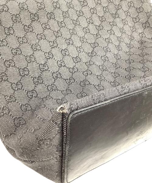 GUCCI（グッチ）GUCCI (グッチ) GGキャンバス　トートバッグ グレーの古着・服飾アイテム