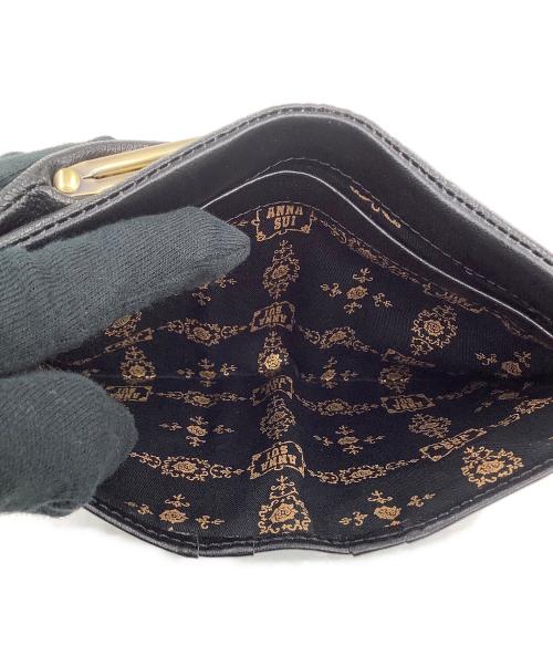 ANNA SUI（アナスイ）ANNA SUI (アナスイ) がま口財布 ブラックの古着・服飾アイテム