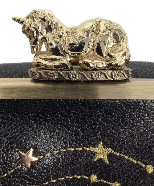 ANNA SUI（アナスイ）ANNA SUI (アナスイ) がま口財布 ブラックの古着・服飾アイテム