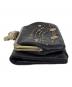 中古・古着 ANNA SUI (アナスイ) がま口財布 ブラック：8000円