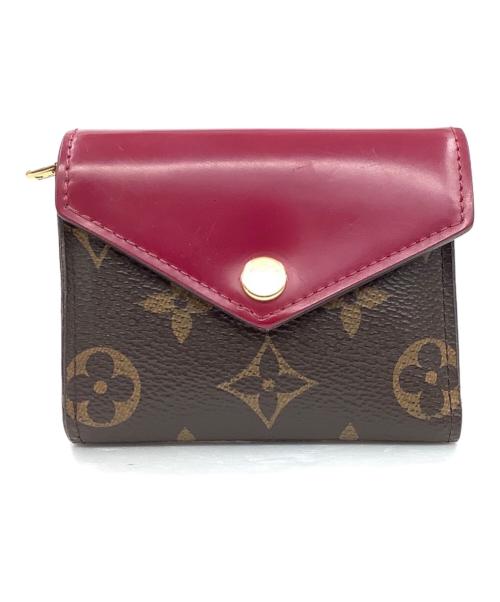 LOUIS VUITTON（ルイ ヴィトン）LOUIS VUITTON (ルイ ヴィトン) ポルトフォイユ・ゾエ ブラウン×エンジの古着・服飾アイテム