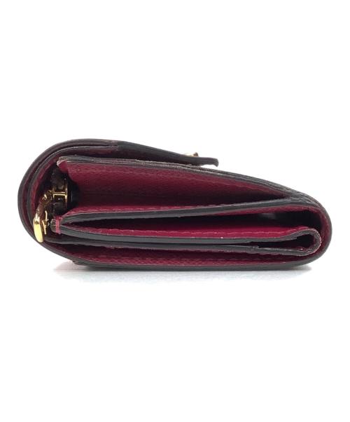 LOUIS VUITTON（ルイ ヴィトン）LOUIS VUITTON (ルイ ヴィトン) ポルトフォイユ・ゾエ ブラウン×エンジの古着・服飾アイテム