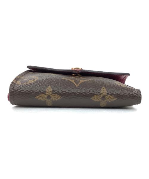 LOUIS VUITTON（ルイ ヴィトン）LOUIS VUITTON (ルイ ヴィトン) ポルトフォイユ・ゾエ ブラウン×エンジの古着・服飾アイテム