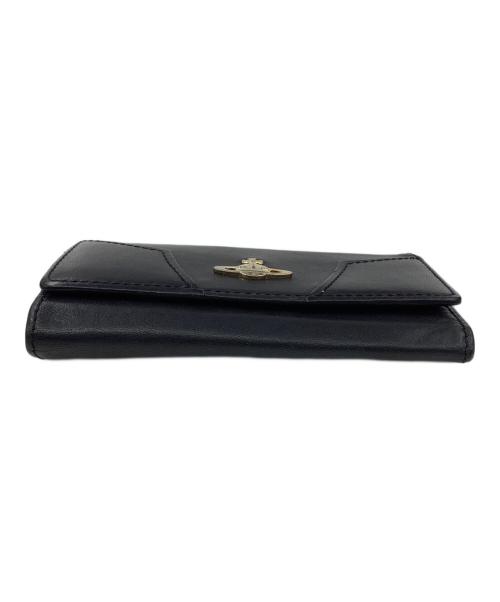 Vivienne Westwood（ヴィヴィアンウエストウッド）Vivienne Westwood (ヴィヴィアンウエストウッド) キーケース ブラック×ピンクの古着・服飾アイテム
