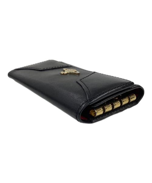 Vivienne Westwood（ヴィヴィアンウエストウッド）Vivienne Westwood (ヴィヴィアンウエストウッド) キーケース ブラック×ピンクの古着・服飾アイテム