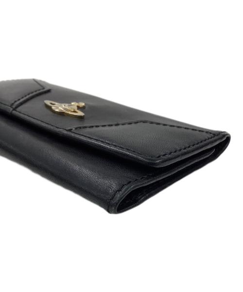 Vivienne Westwood（ヴィヴィアンウエストウッド）Vivienne Westwood (ヴィヴィアンウエストウッド) キーケース ブラック×ピンクの古着・服飾アイテム