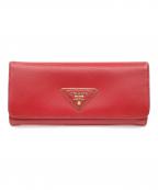 PRADAプラダ）の古着「長財布」｜レッド